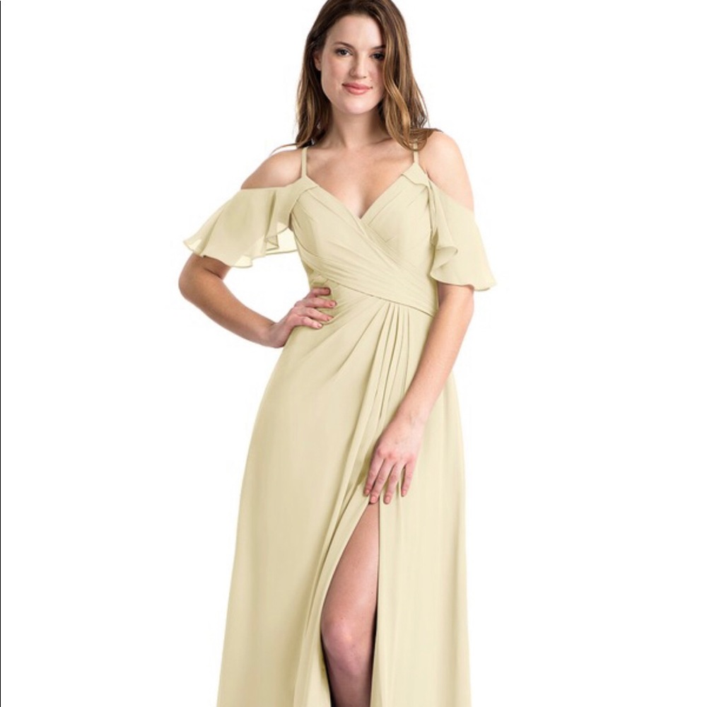 Azazie Dakota Champange Bridesmaid Dress